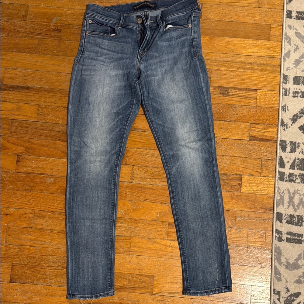 Express Blue Skinny Jeans Classic Style